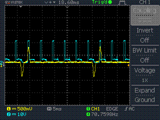 engine idling not charging (fan off)