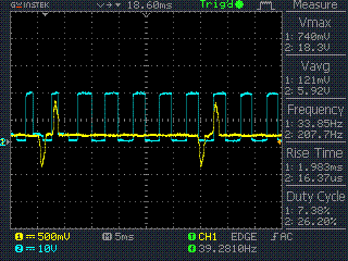 engine idling charging (fan on)
